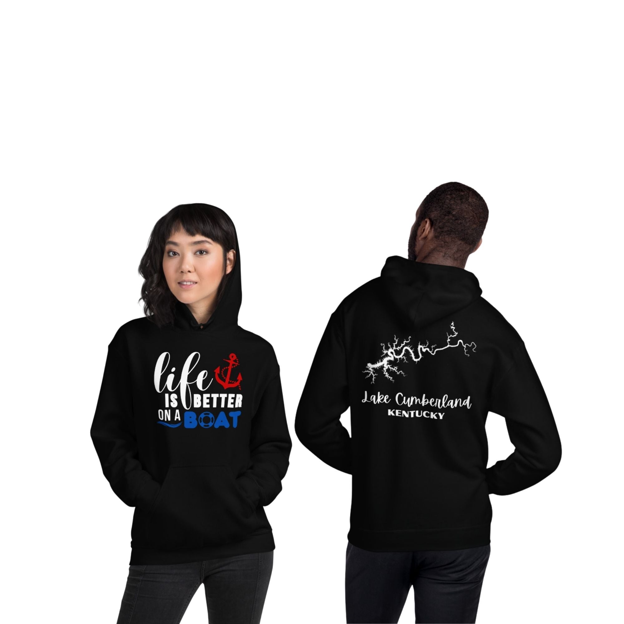 Lake Cumberland "Life is Better on a Boat" Hoodie