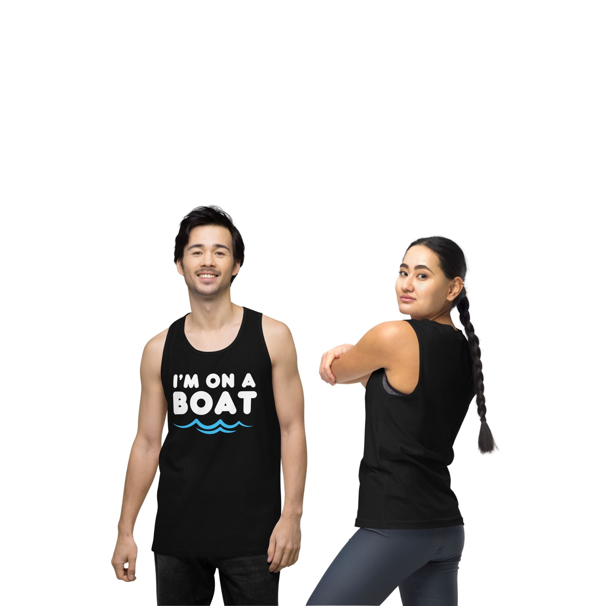 "I'm on a Boat" Muscle Tank Top