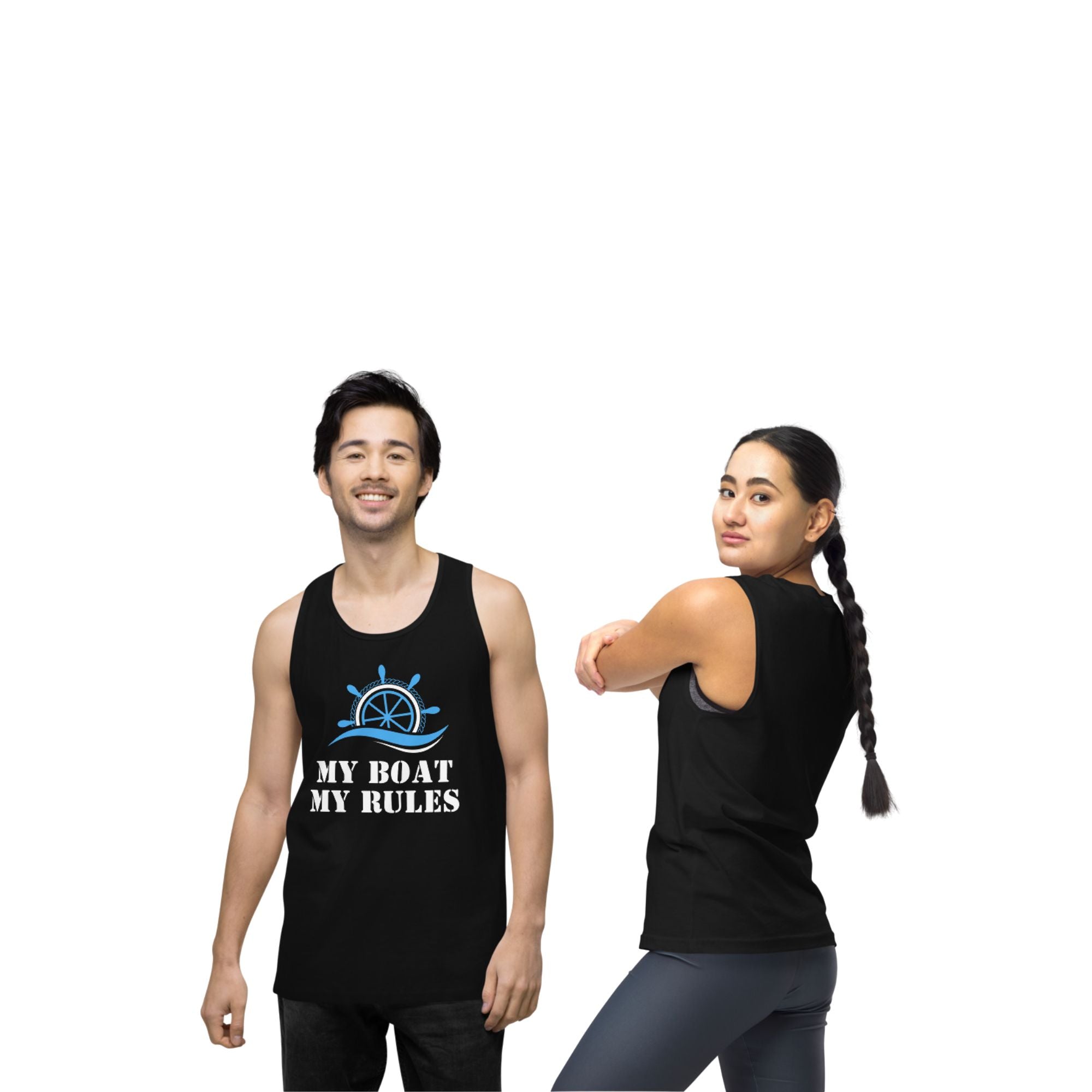 "My Boat, My Rules" Muscle Tank Top