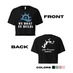 Lake Monroe "My Boat, My Rules" Crop Top