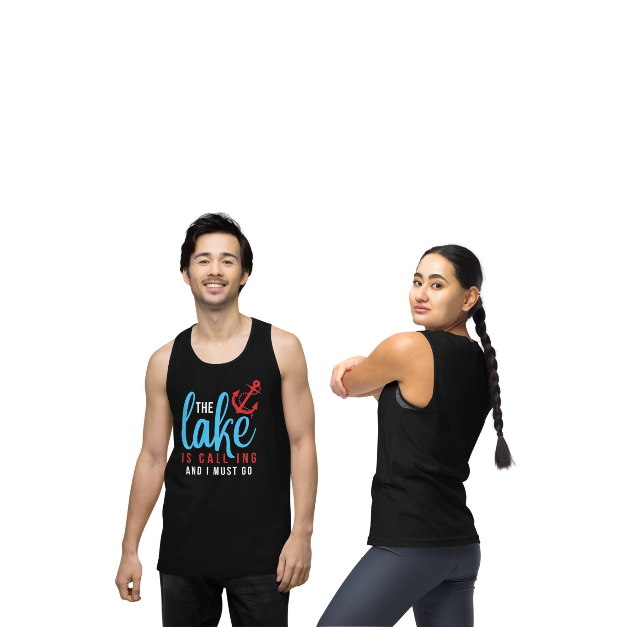 "The Lake is Calling and I Must Go" Muscle Tank Top