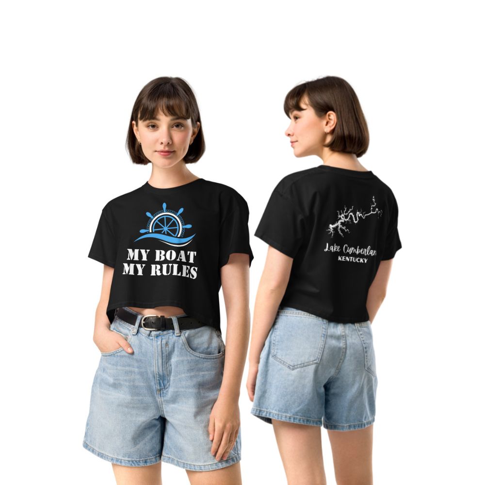 Lake Cumberland "My Boat, My Rules" Crop Top