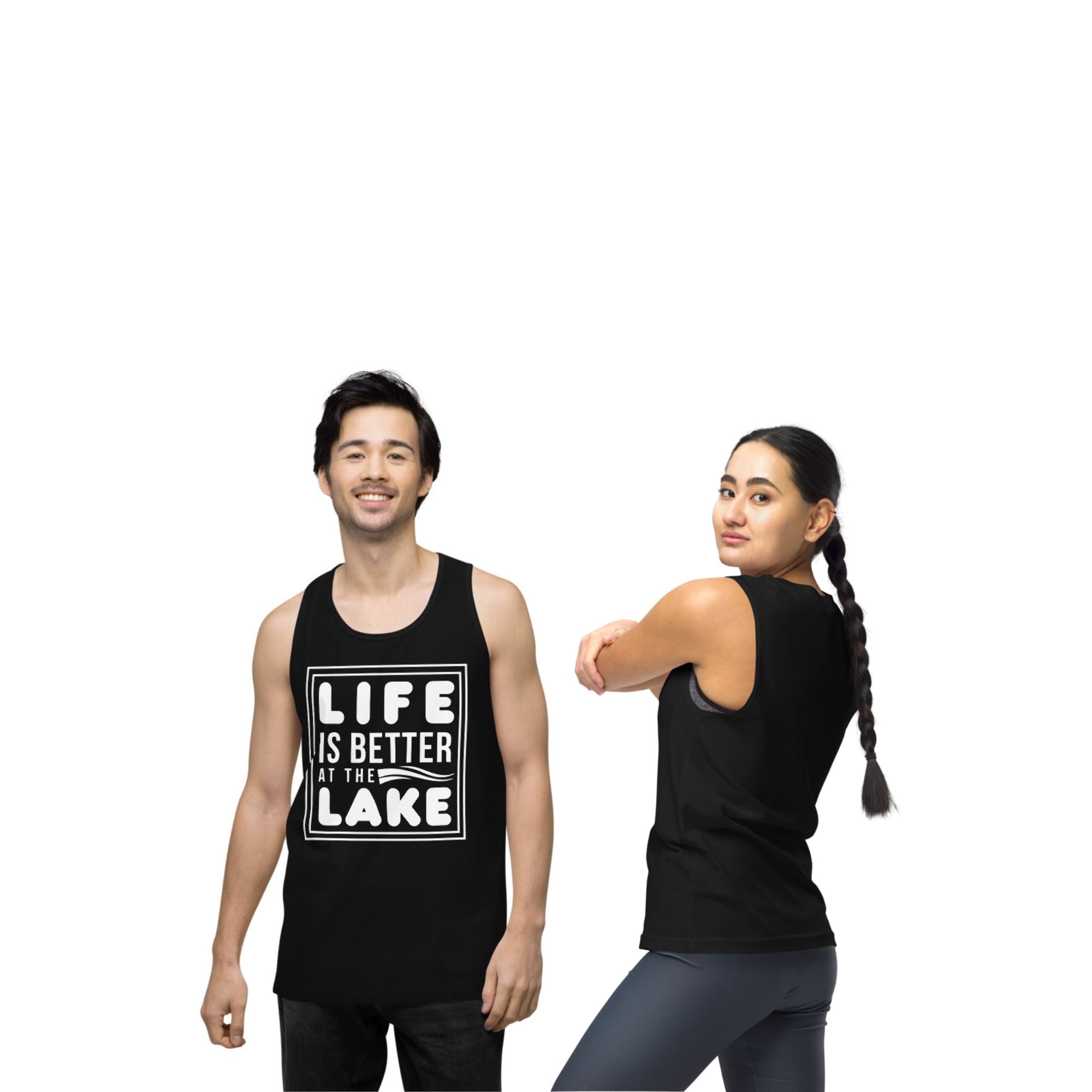 "Life is Better at the Lake" Muscle Tank Top