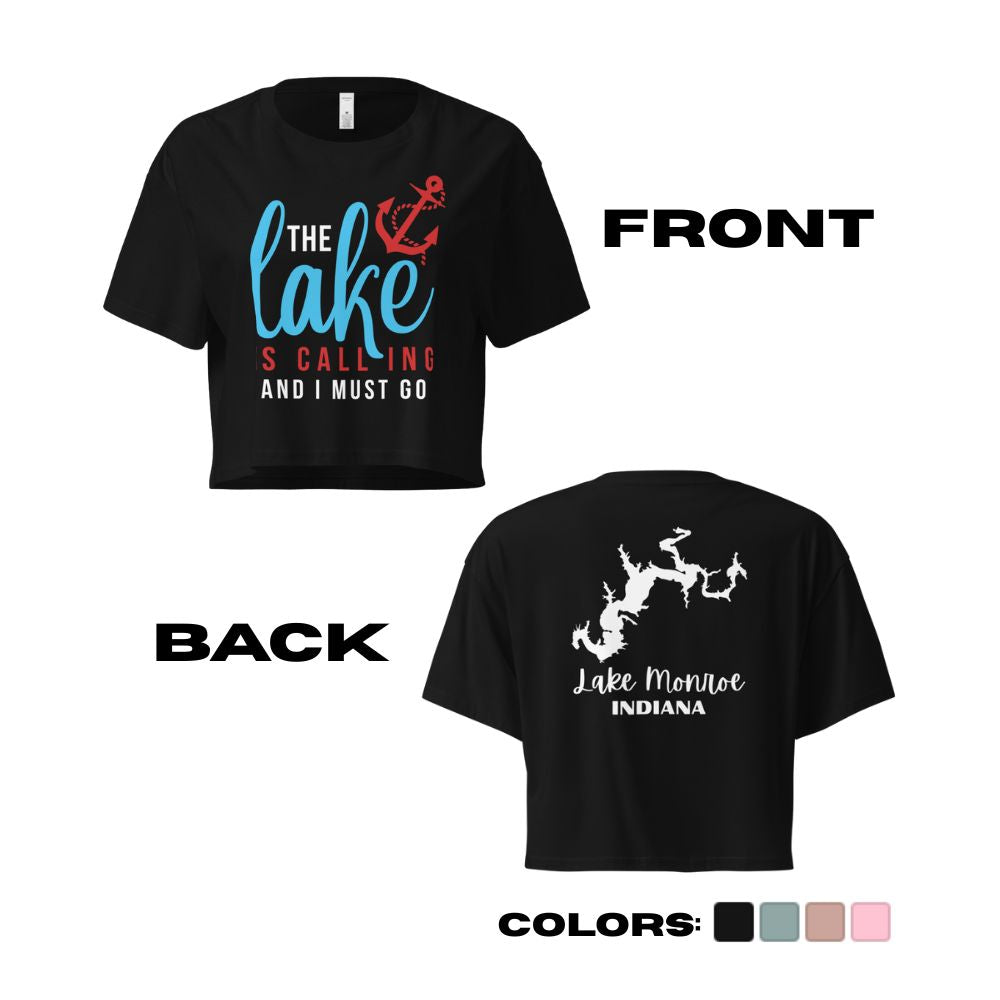 Lake Monroe "The Lake is Calling, And I Must Go" Crop Top