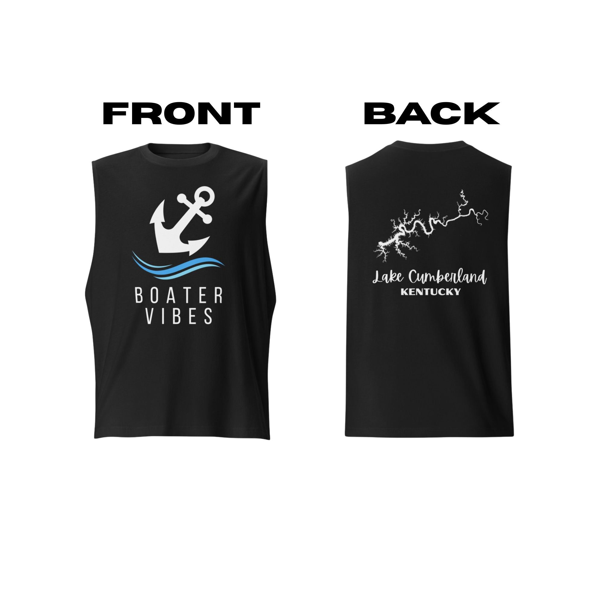 Lake Cumberland "Boater Vibes" Muscle Tank Top