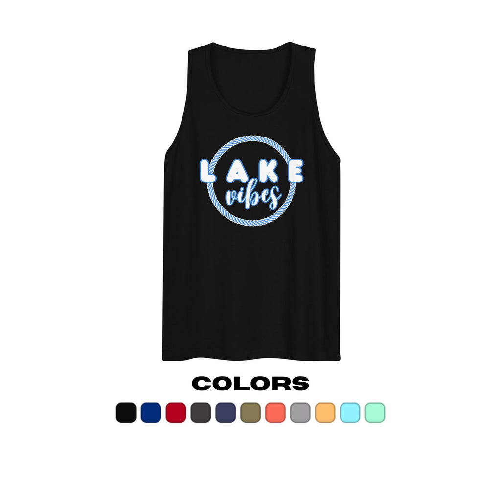 "Lake Vibes" Muscle Tank Top