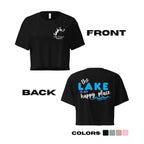 Lake Monroe "The Lake is my Happy Place" Crop Top