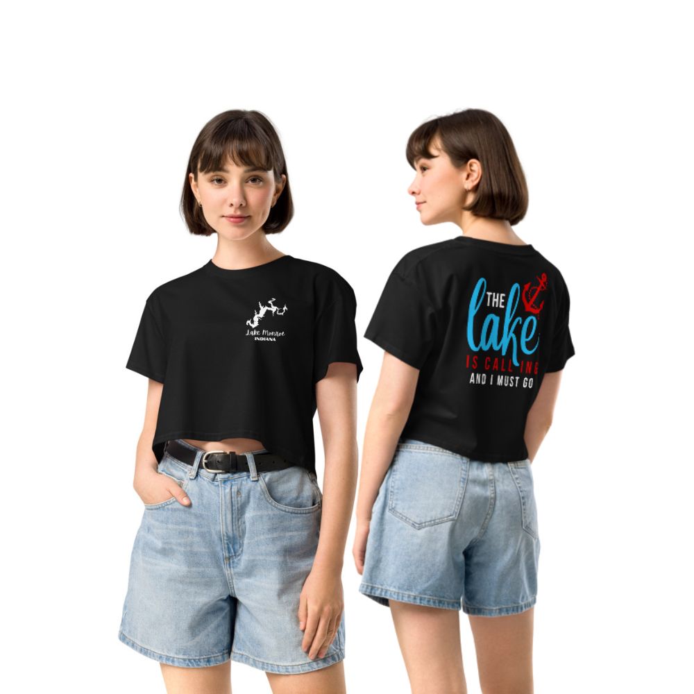 Lake Monroe "The Lake is Calling, And I Must Go Crop Top