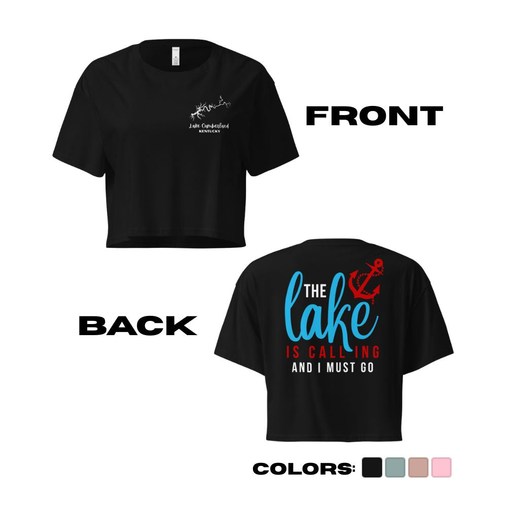 Lake Cumberland "The Lake is Calling, And I Must Go" Crop Top