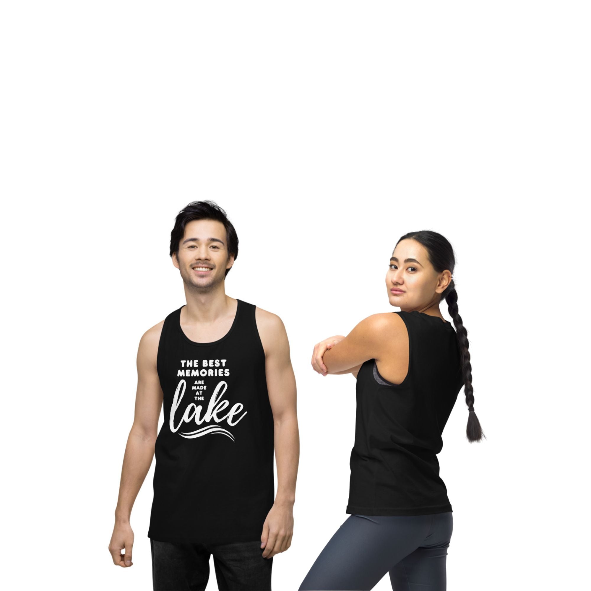 "The Best Memories are Made at the Lake" Muscle Tank Top