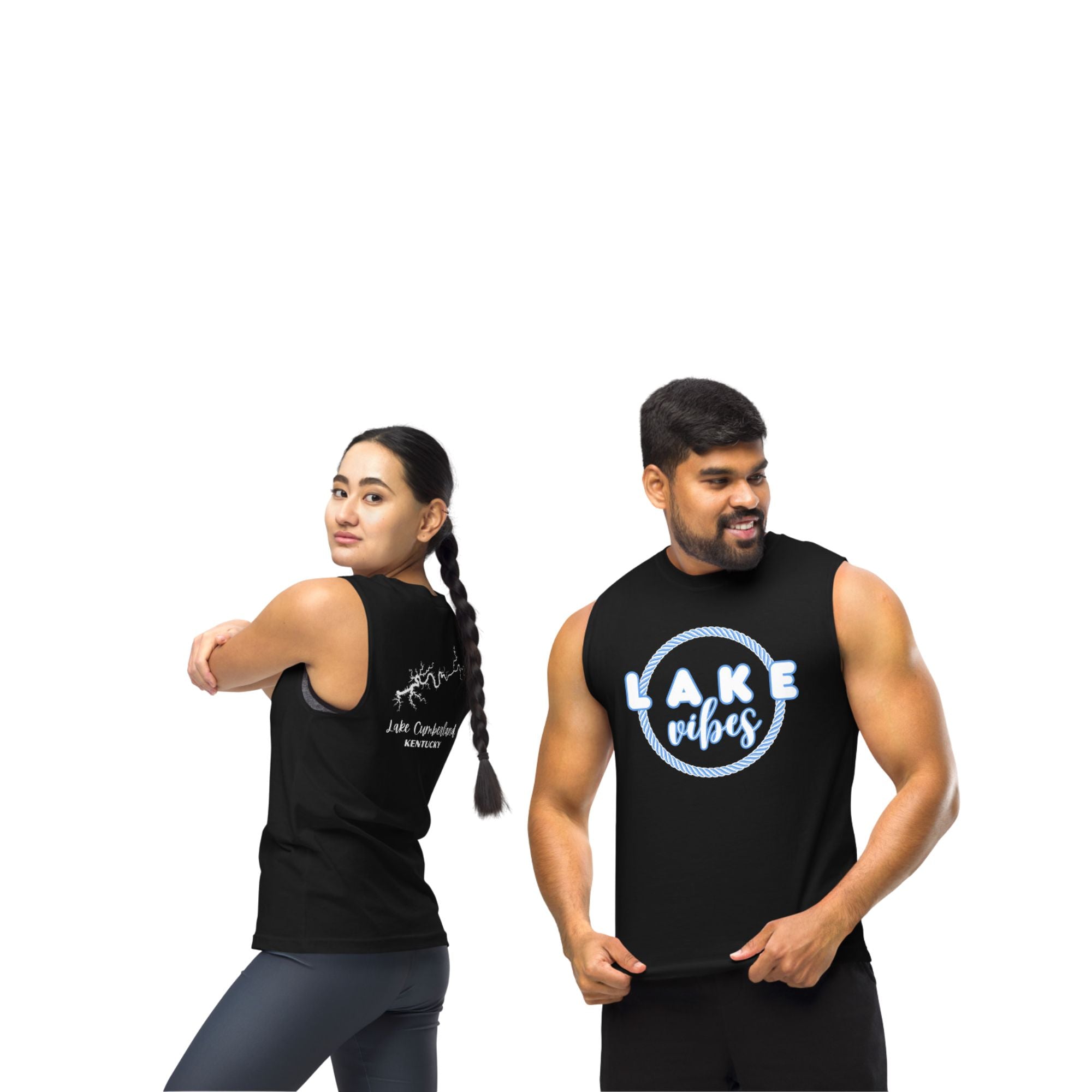 Lake Cumberland "Lake Vibes" Muscle Tank Top