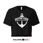 "Boater Vibes" Crop Top