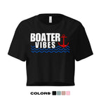 "Boater Vibes" Crop Top
