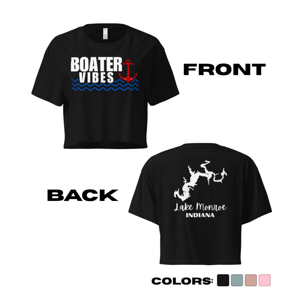Lake Monroe "Boater Vibes" Crop Top