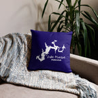 Lake Monroe Blue Pillow