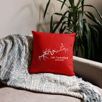 Lake Cumberland Red Pillow