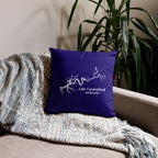 Lake Cumberland Blue Pillow