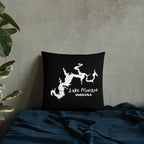 Lake Monroe Black Pillow