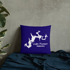 Lake Monroe Blue Pillow