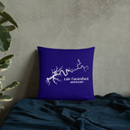 Lake Cumberland Blue Pillow