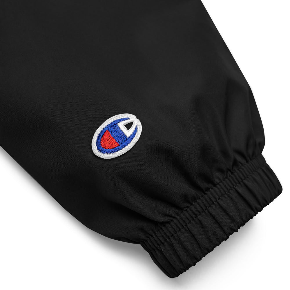 Boater Vibes Embroidered Champion Half-Zip Rain Jacket