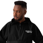 Boater Vibes Embroidered Champion Half-Zip Rain Jacket