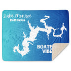 Lake Monroe / Boater Vibes Sherpa Blanket