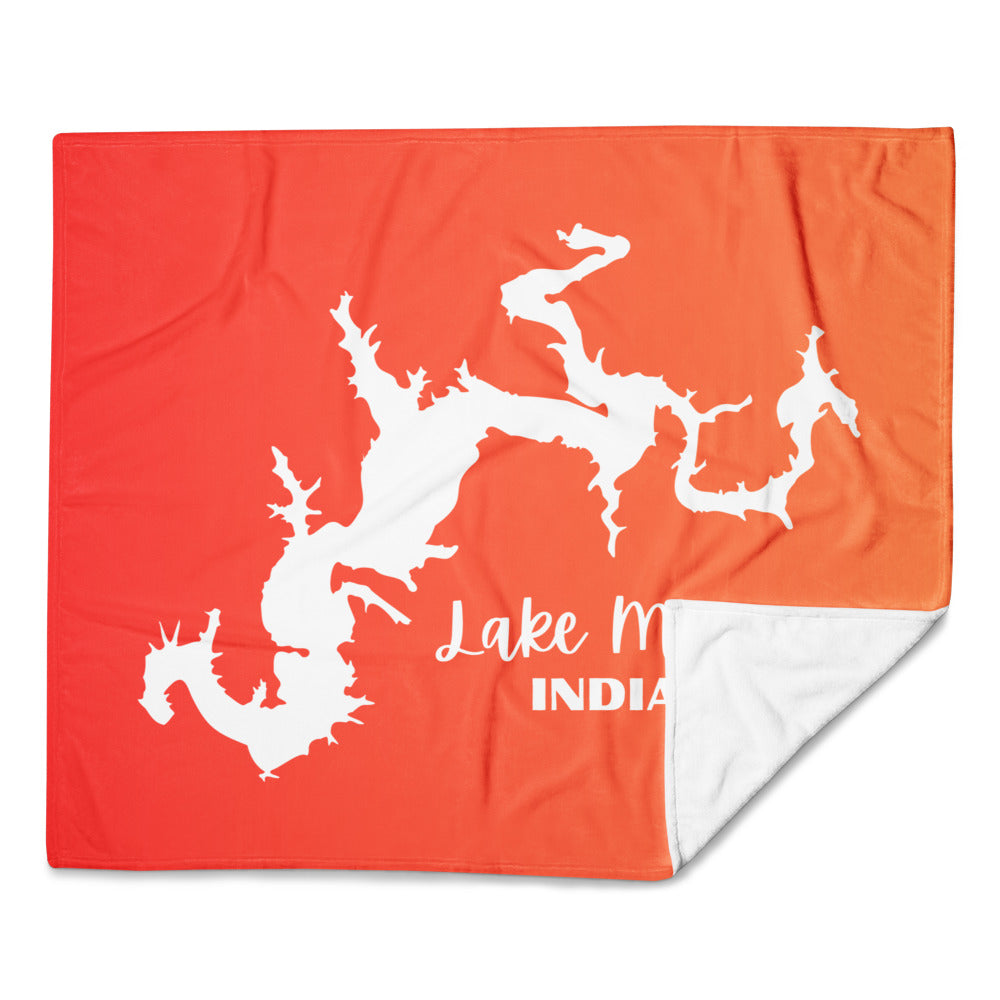 Lake Monroe Red/Orange Blanket