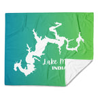 Lake Monroe Blue/Green Blanket