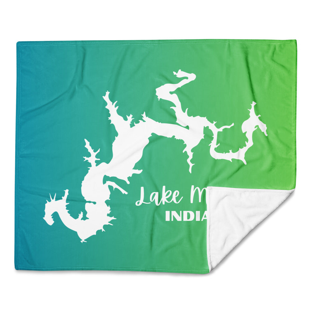 Lake Monroe Blue/Green Blanket