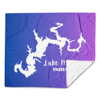 Lake Monroe Blue/Purple Blanket