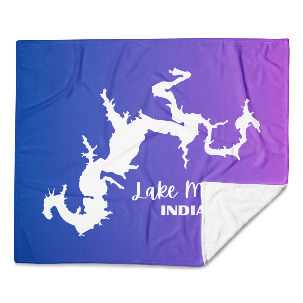 Lake Monroe Blue/Purple Blanket