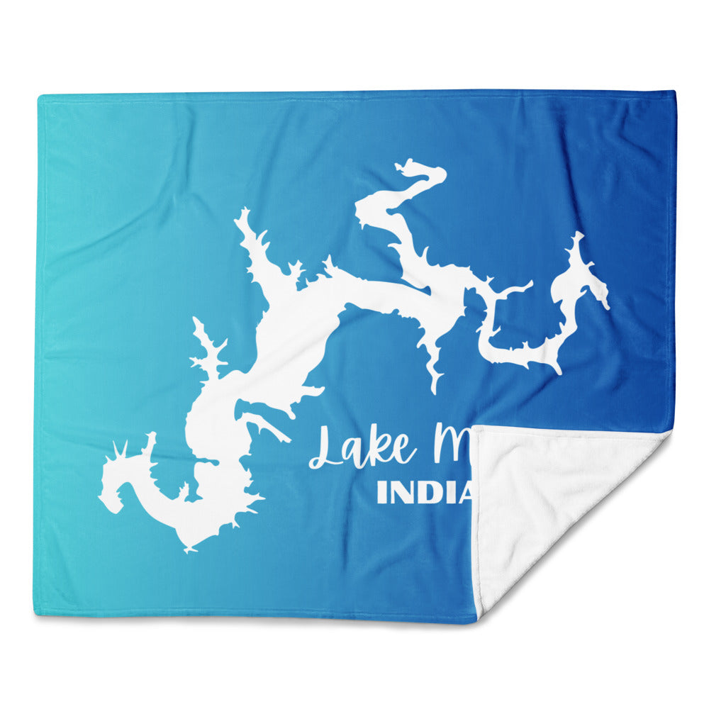 Lake Monroe Teal/Blue Blanket