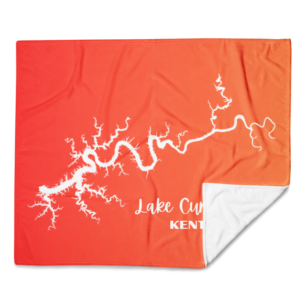 Lake Cumberland Red/Orange Blanket