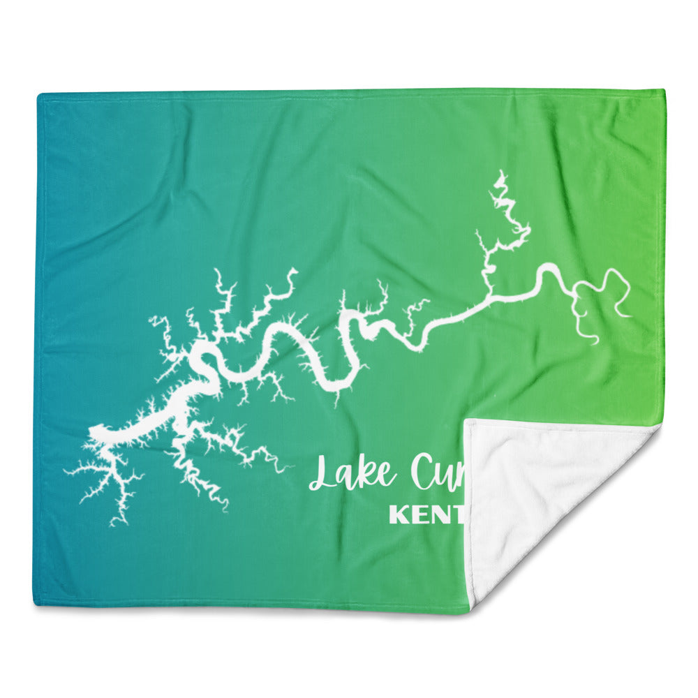 Lake Cumberland Blue/Green Blanket