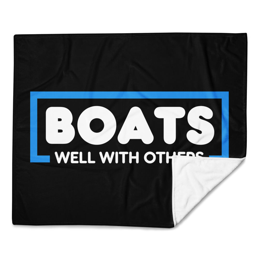 "Boats Well with Others" Blanket