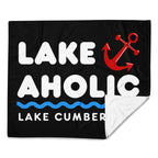 Lake Cumberland "Lakeaholic" Blanket