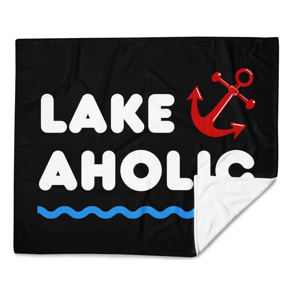 "Lakeaholic" Blanket