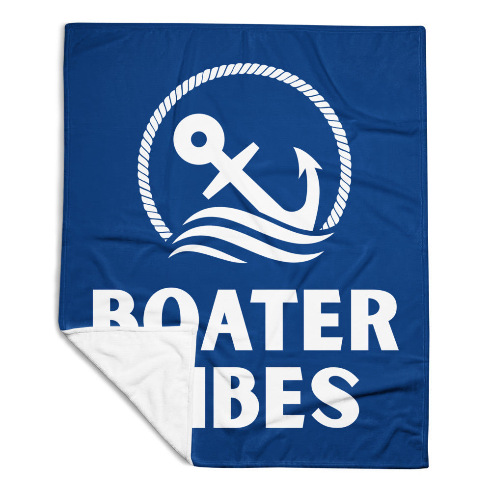 Boater Vibes Blue Blanket