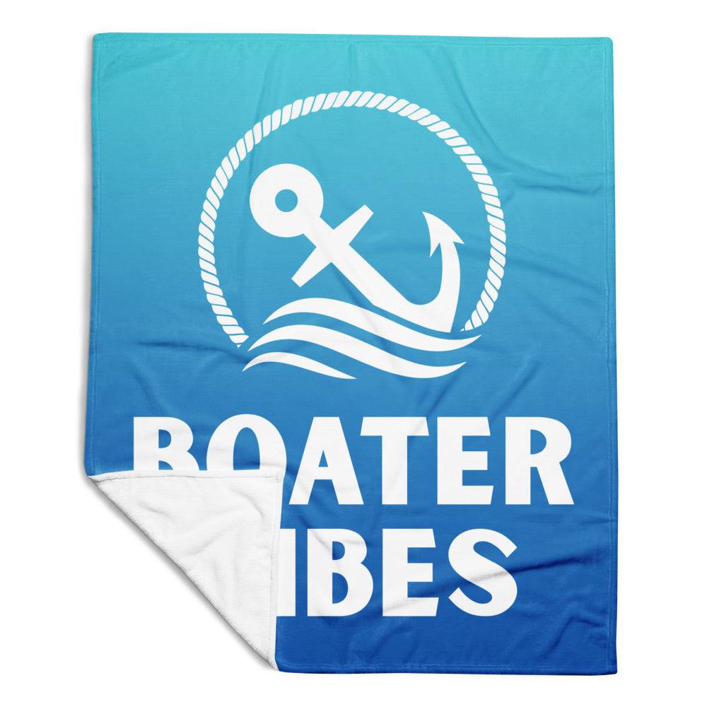 Boater Vibes Teal/Blue Blanket