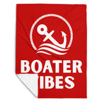 Boater Vibes Red Blanket