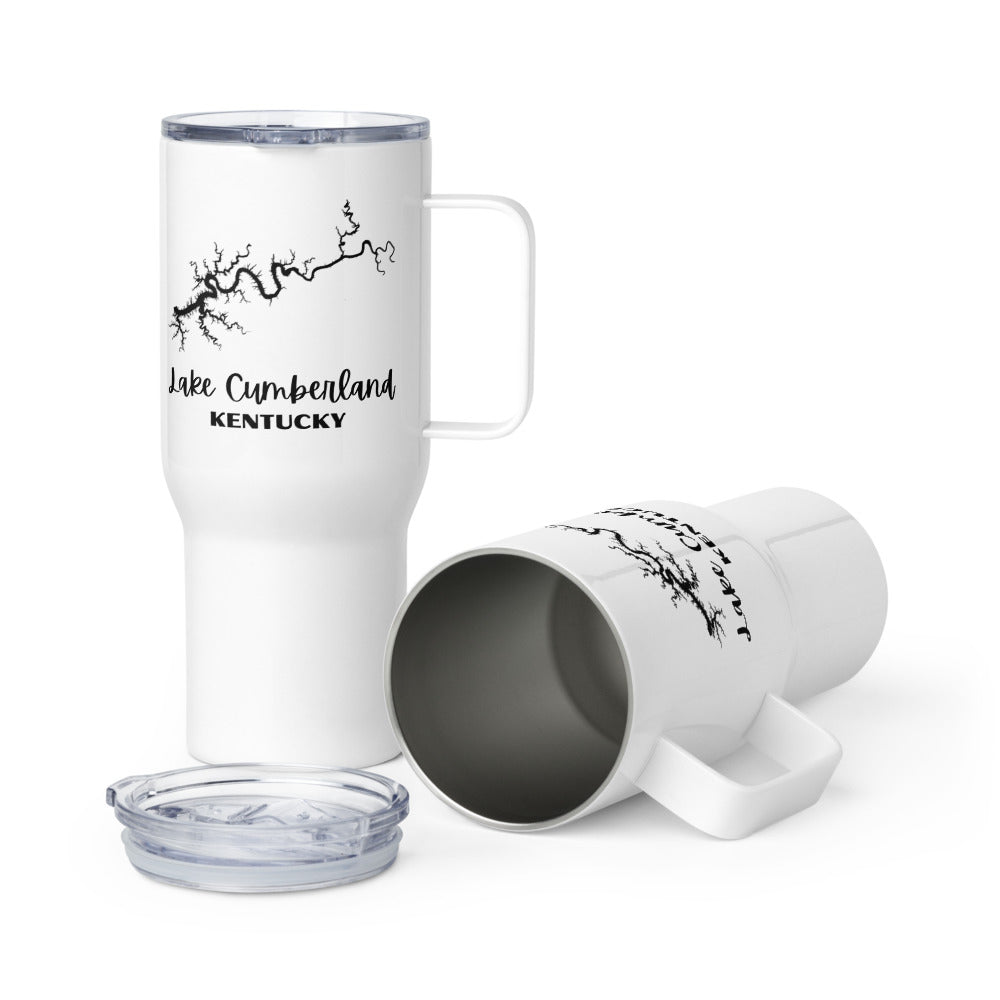 Lake Cumberland Tumbler with Handle and Lid