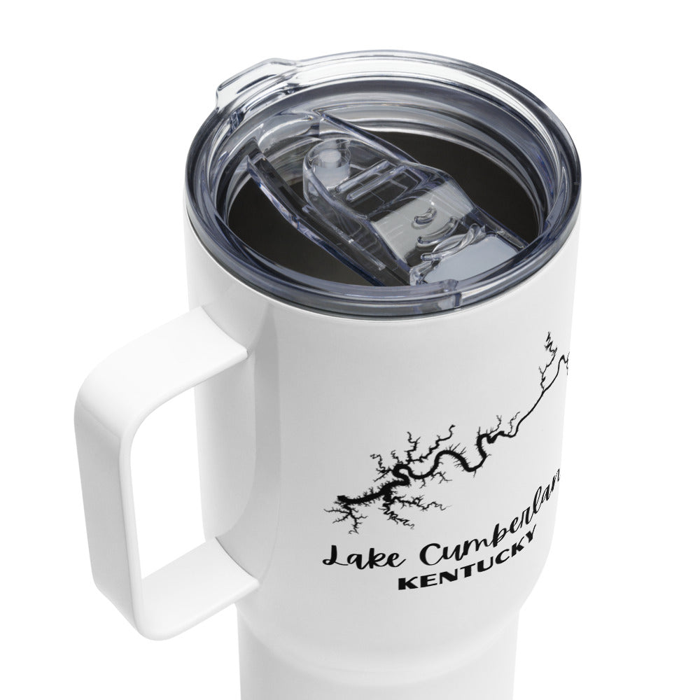 Lake Cumberland Tumbler with Handle and Lid