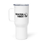 "Boater Vibes" Tumbler with Handle and Lid