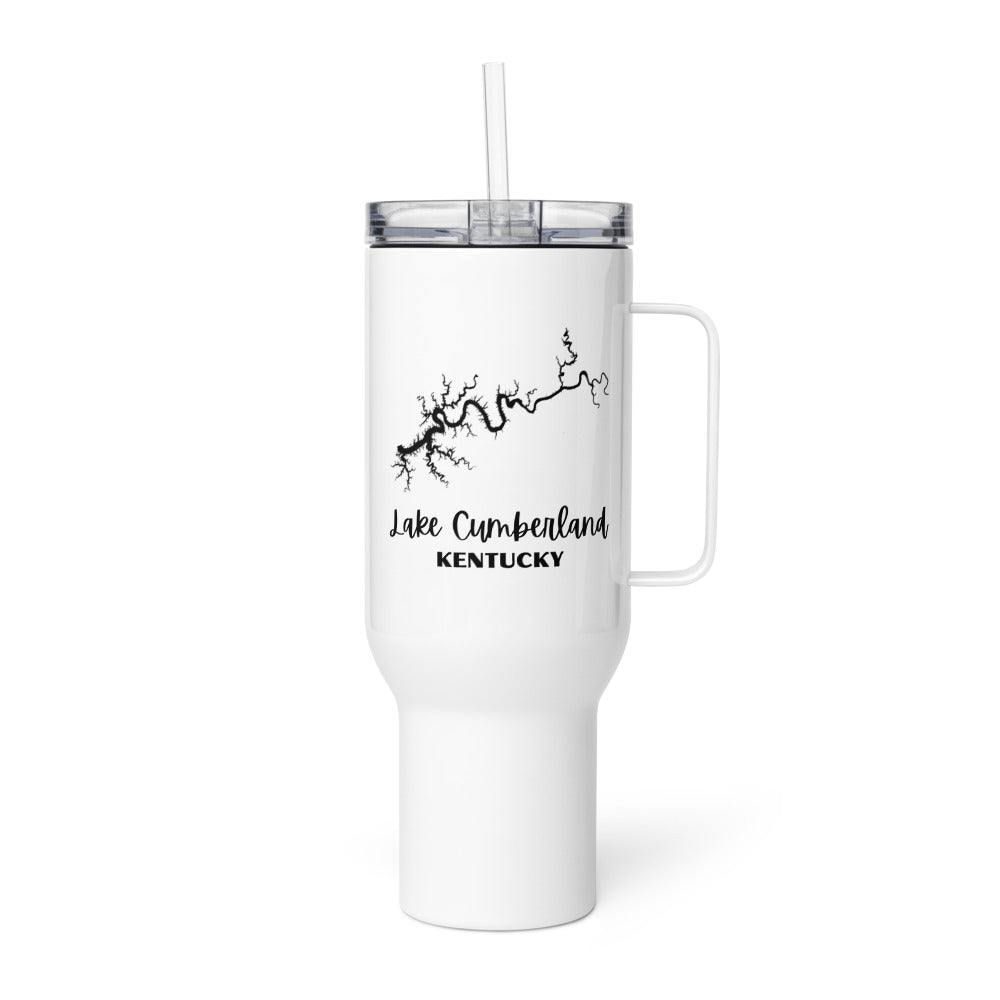 Lake Cumberland Tumbler with Handle and Lid