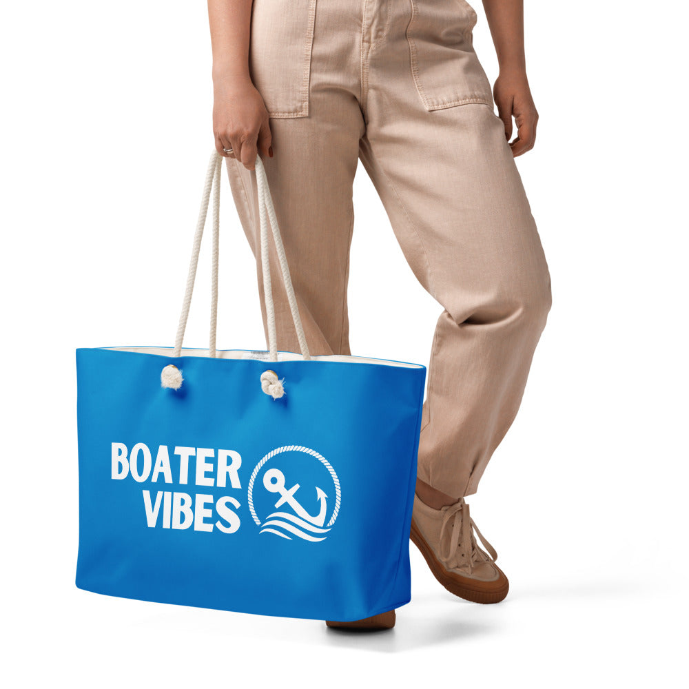 Boater Vibes Blue Weekender Bag