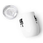 "Lake Life" Wine Tumbler with Lid