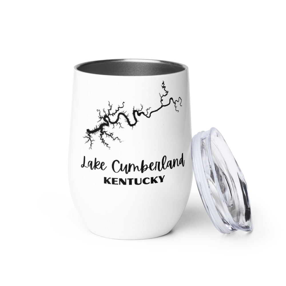 Lake Cumberland Wine Tumbler with Lid