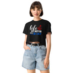 "Life is Better on a Boat" Crop Top