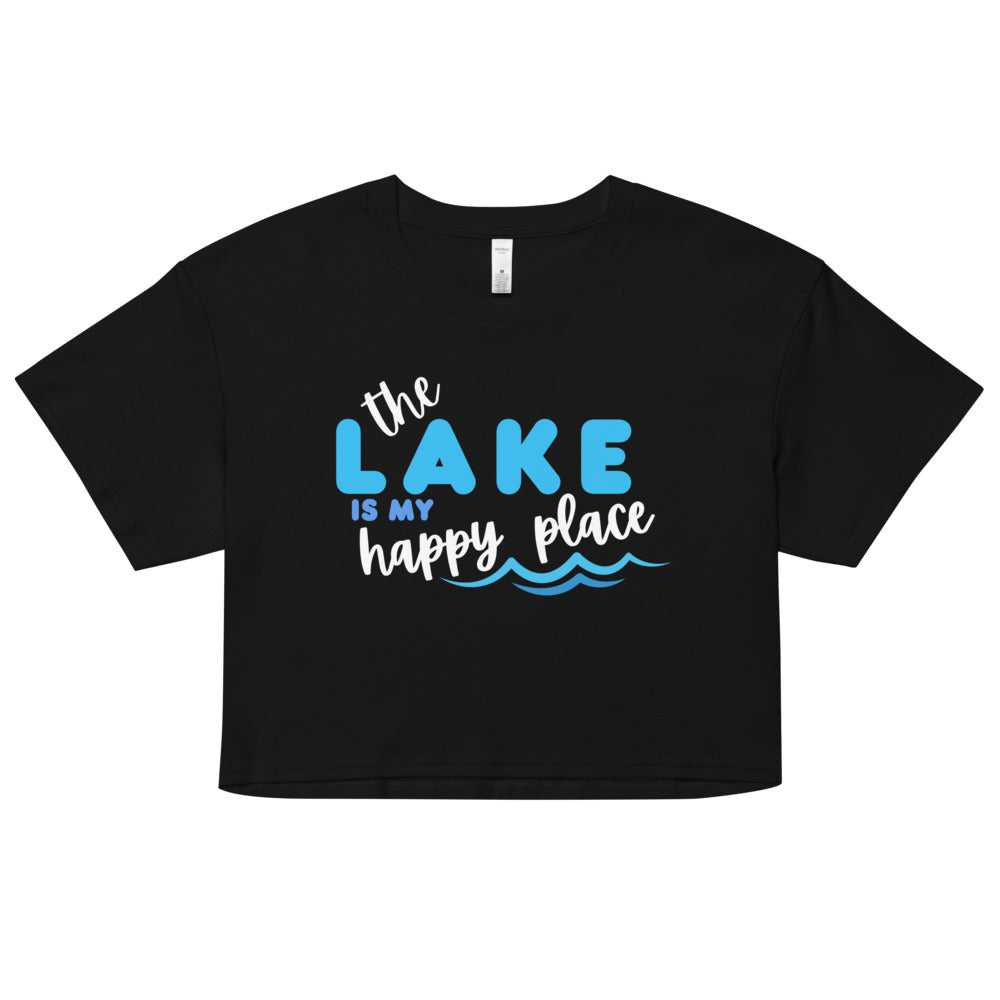 "The Lake is my Happy Place" Crop Top